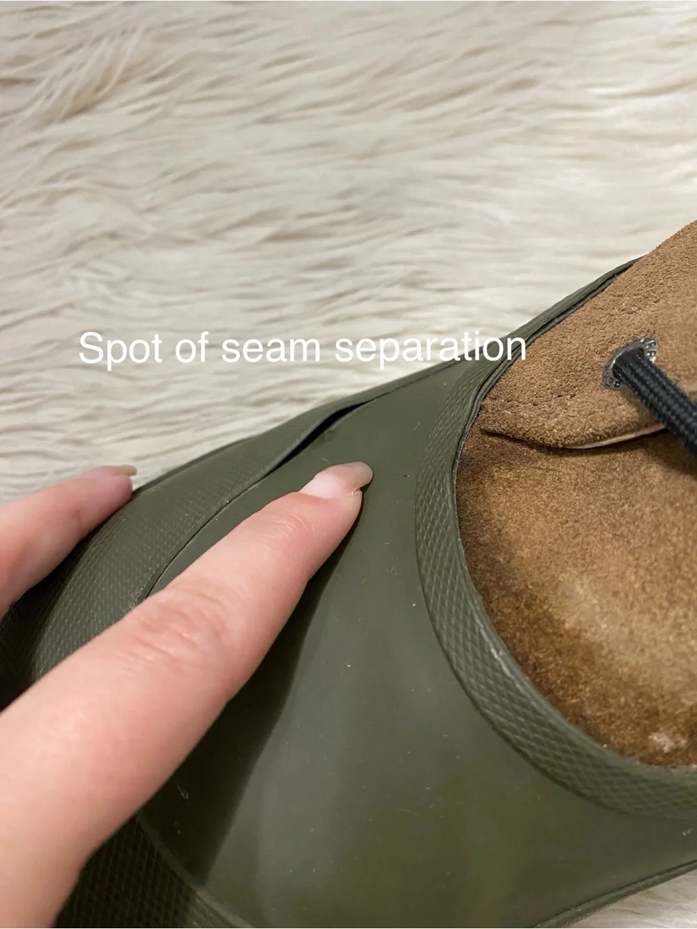 Sperry Men's Cutwater Deck Boot Brown Suede Leather Olive Thinsulate Fleece 11